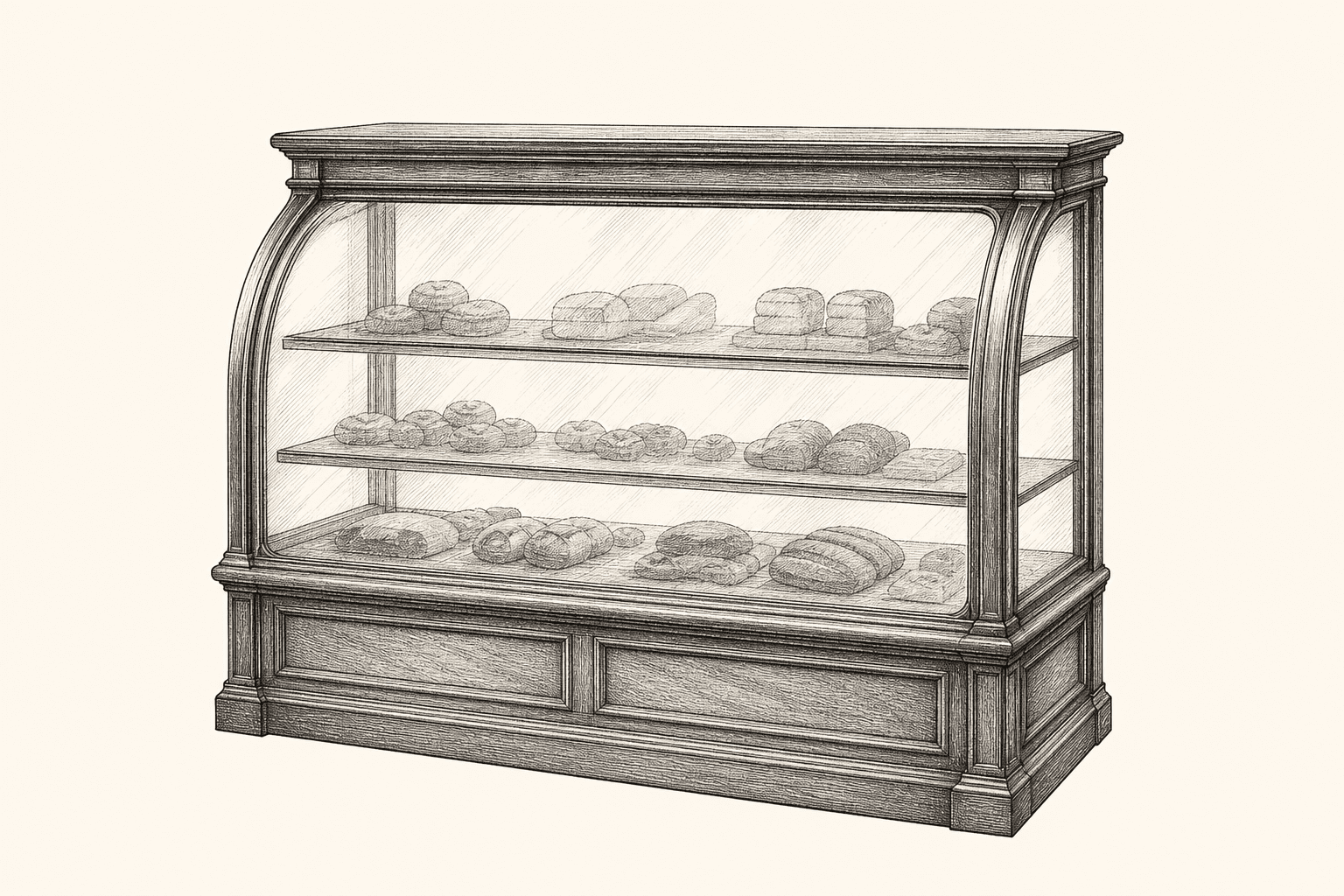 Editorial illustration for: Little Barb's Bakery Leaves Durham Food Hall